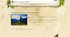 Desktop Screenshot of carolportermsw.com