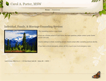 Tablet Screenshot of carolportermsw.com